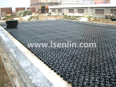 屋顶绿化排水板施工案例